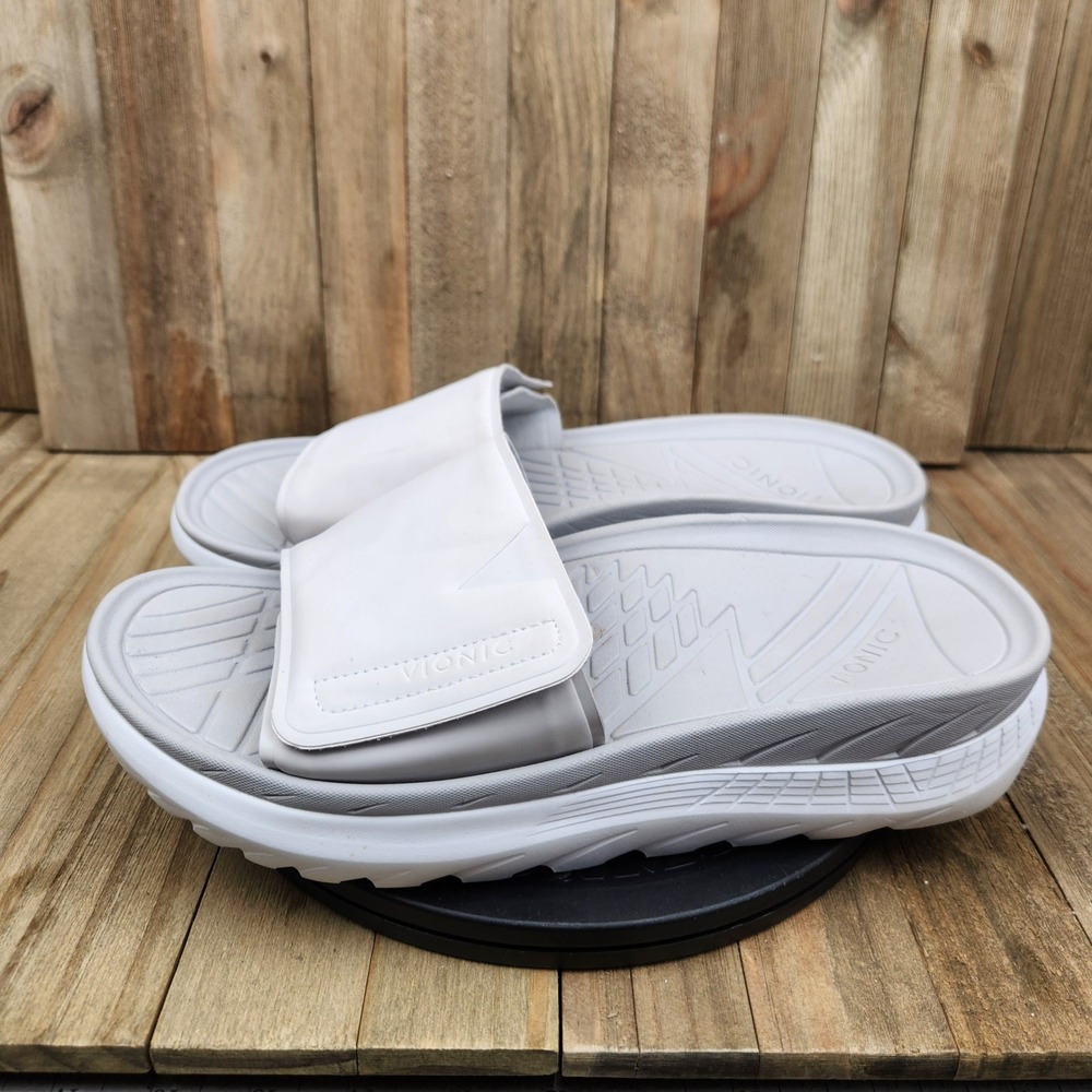 Vionic Rejuvenate Mens 9.5 / Womens 11 Recovery Slide Sandals Orthotic